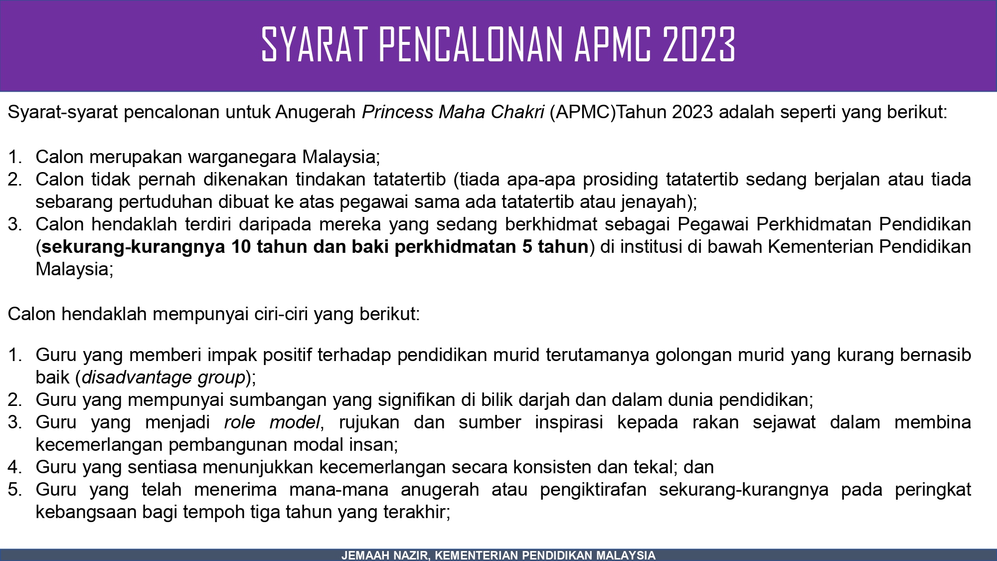 Maklumat APMC 3